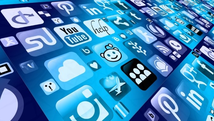 Wiele ikon social media