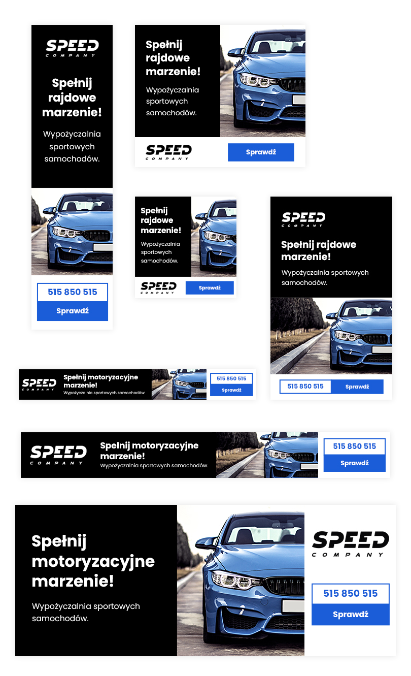 Portfolio Speed Company - kampania bannerowa