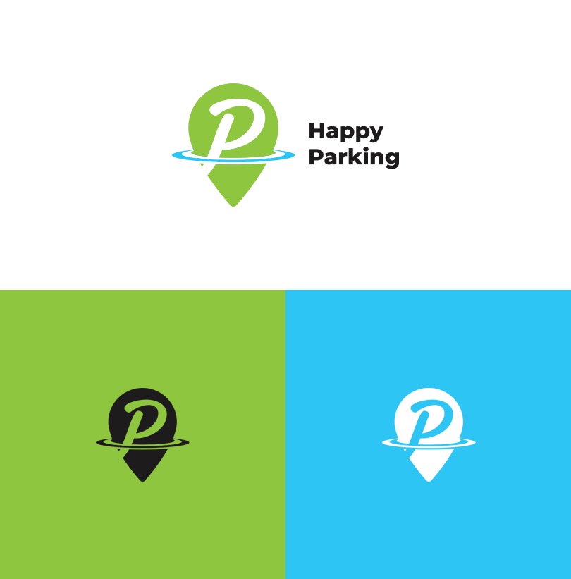 Portfolio Happy Parking Travel - identyfikacja
