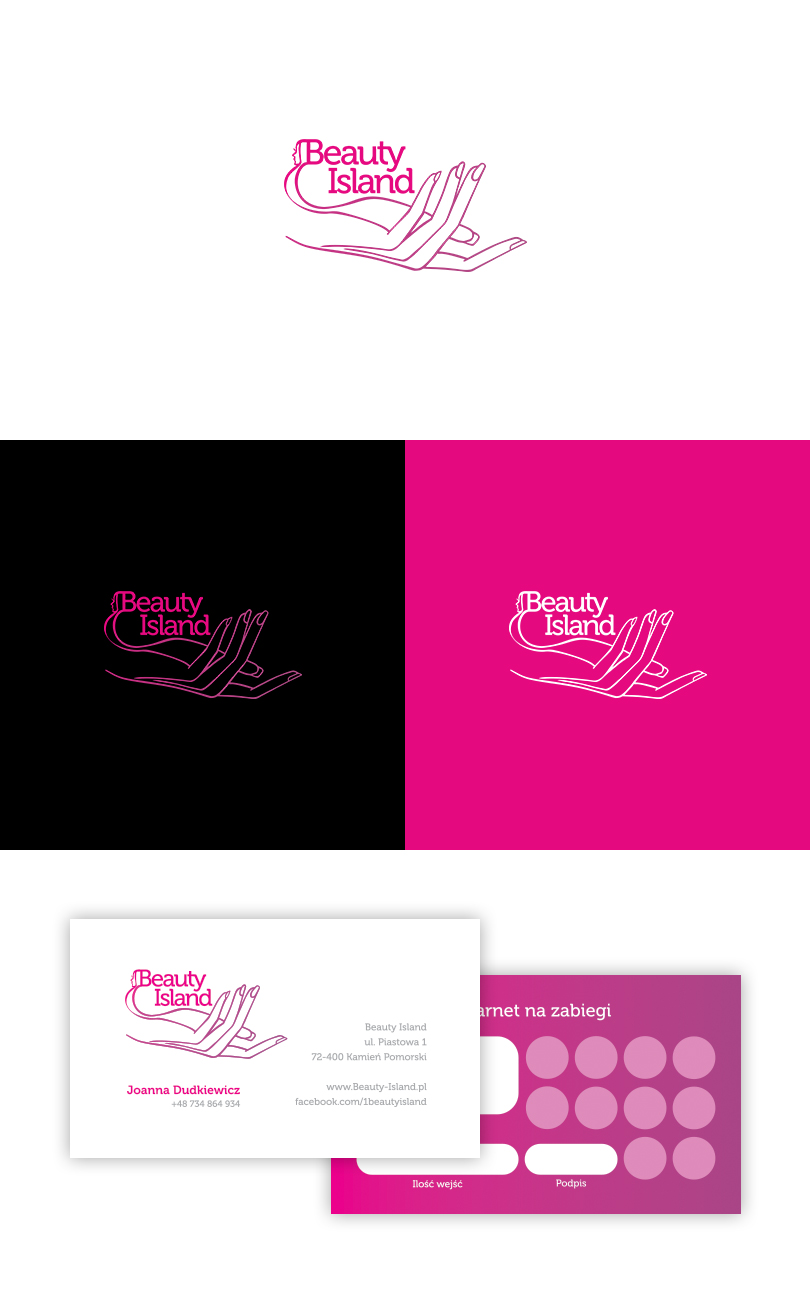 Portfolio BeautyIsland - identyfikacja