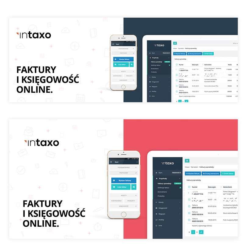 Portfolio Intaxo - kampania bannerowa