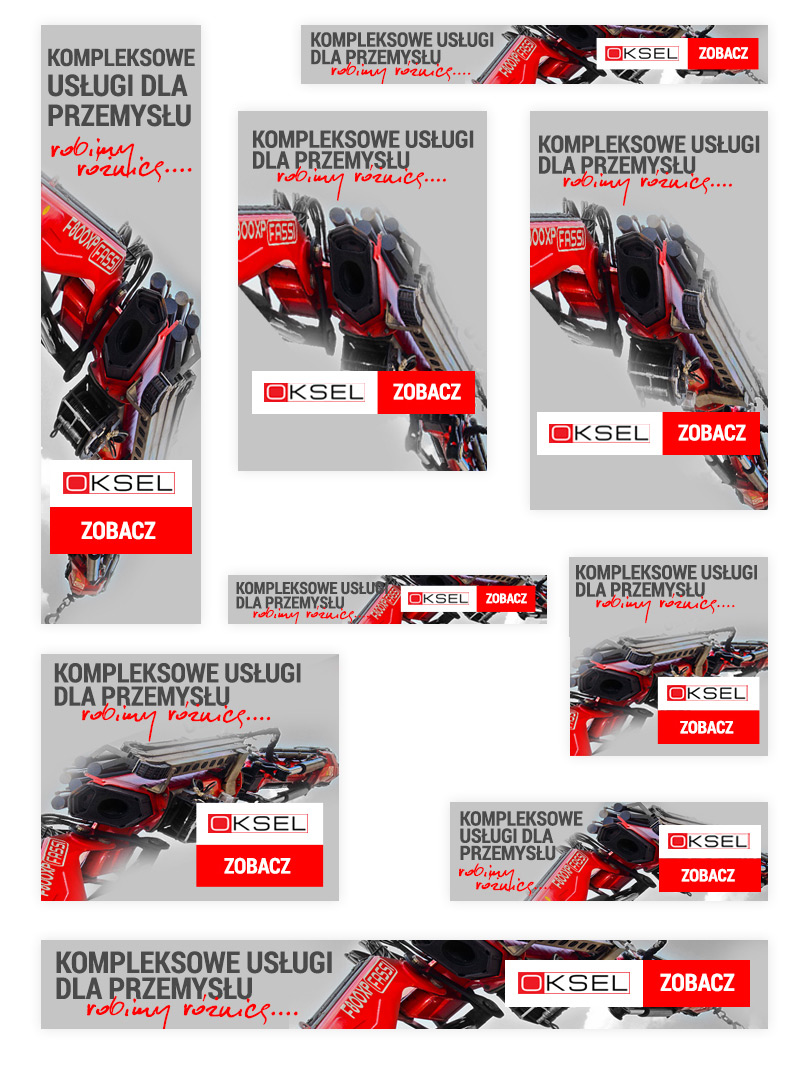 Portfolio Oksel - kampania bannerowa