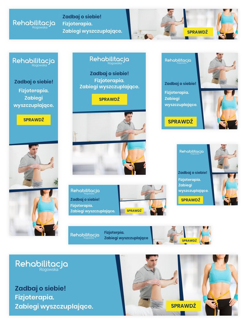 Portfolio Rehabilitacja Rogowska - kampania bannerowa