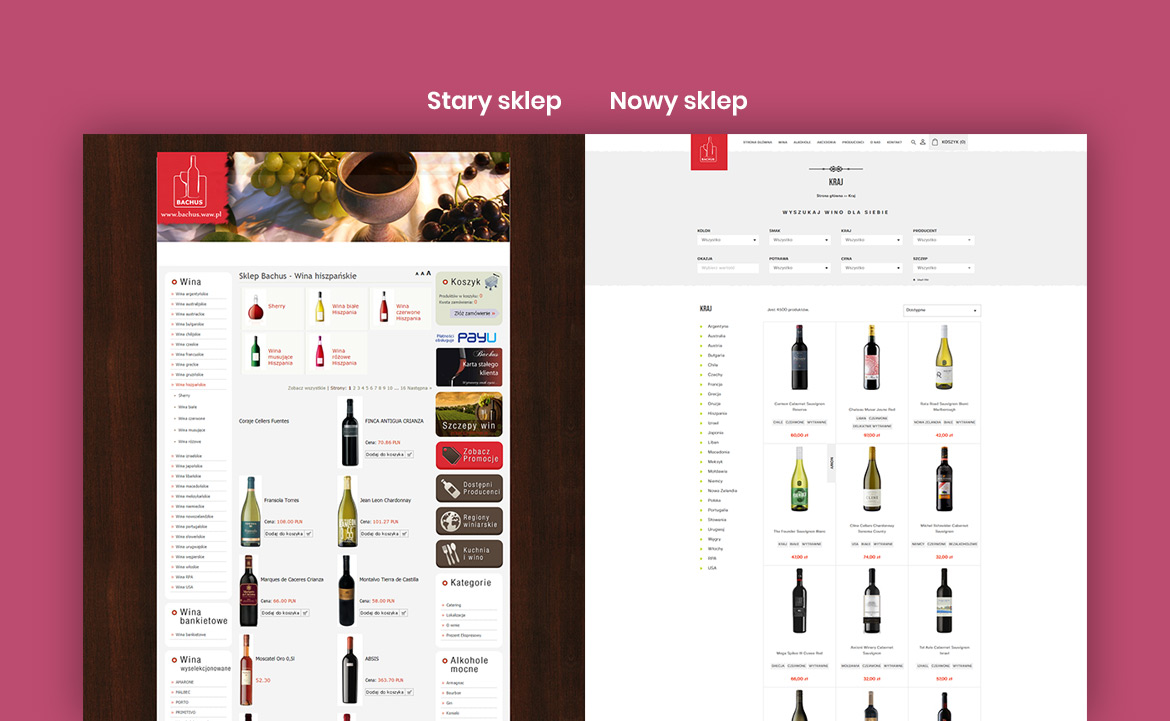 Case Study - Migracja i rozbudowa sklepu internetowego - Zmiana designu kategorii produktów